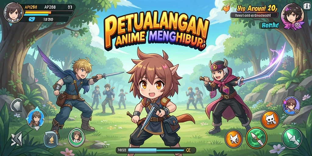 Tampilan menarik dari gameplay API288 yang penuh warna.