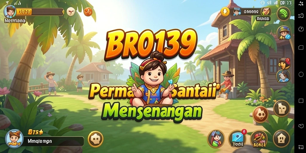 Tampilan gameplay BRO138 yang penuh warna dan menarik.