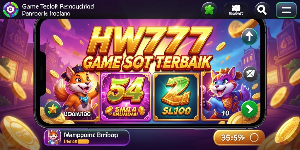 Screenshot HW777 menampilkan gameplay Slot yang menegangkan dan mengasyikkan.