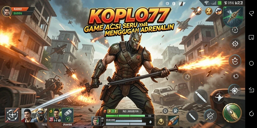 Screenshot gameplay KOPLO77 yang menampilkan aksi mendebarkan.
