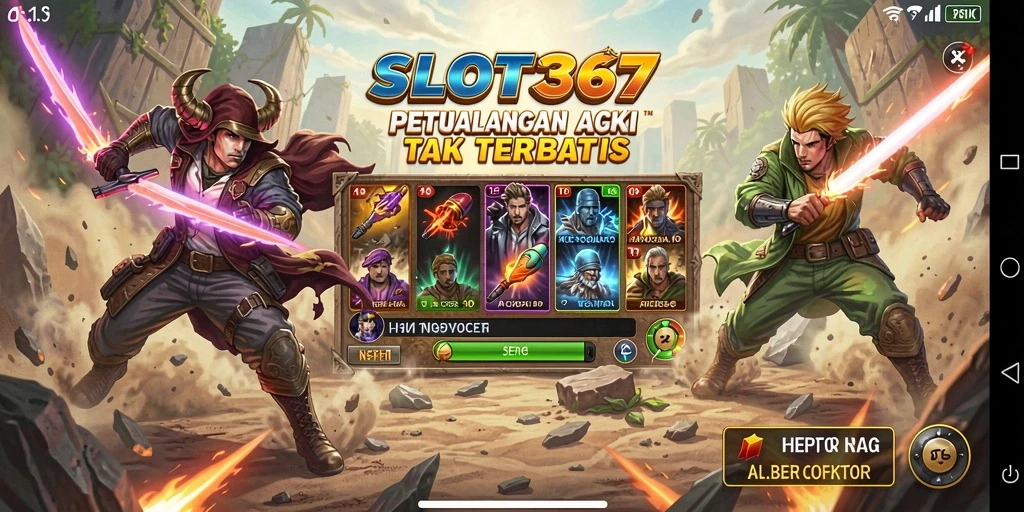 Tangkapan layar menampilkan aksi mendebarkan di SLOT367.